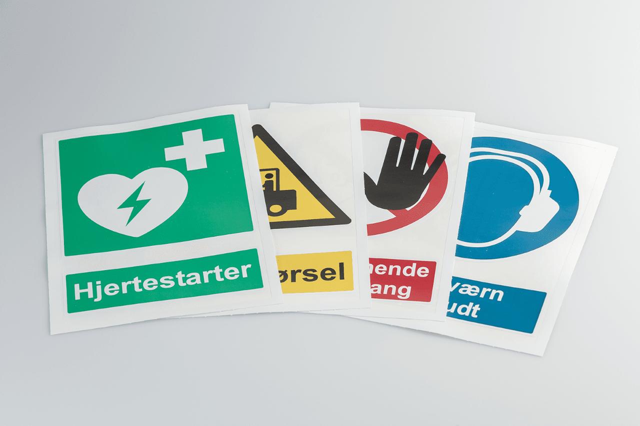 1 stk. ISO Sticker A3