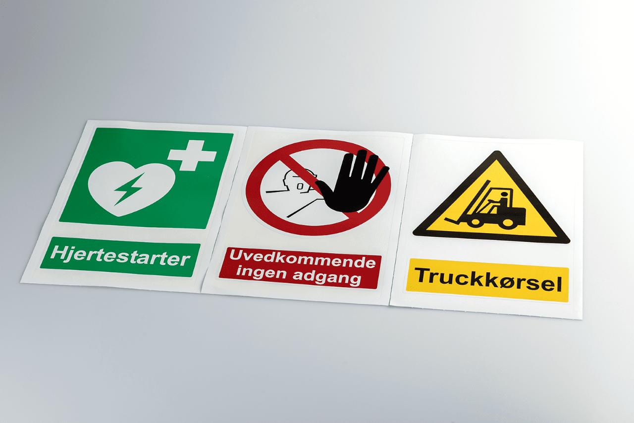 1 stk. ISO Sticker A4