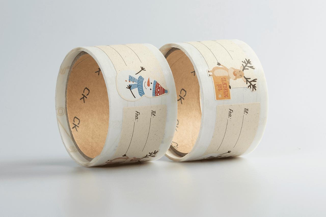 1 Stk. Til og Fra - Papiretiket