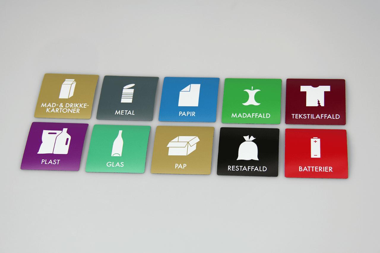 AFFALD MAGNETSÆT 10 STK. 6X6