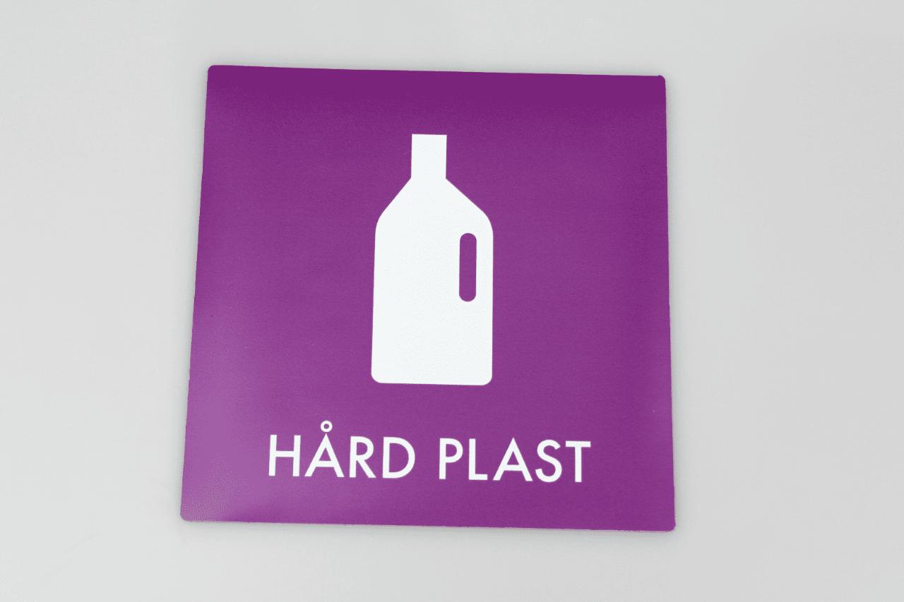 1 stk. AFFALD MAGNET 24X24 CM