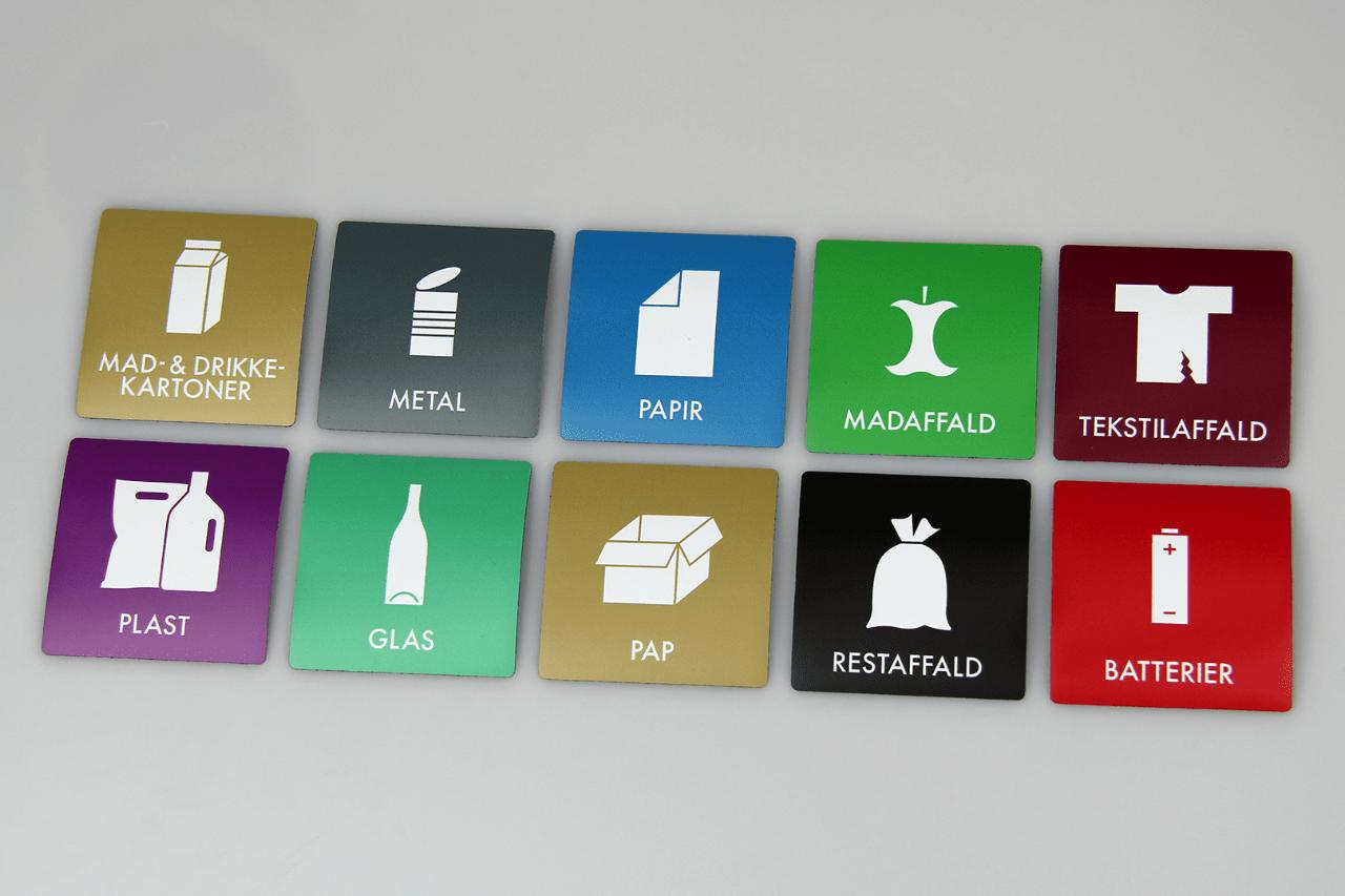 AFFALD MAGNETSÆT 10 STK. 24X24