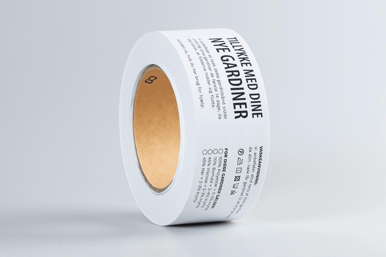 Standard Gardinbånd 50mm