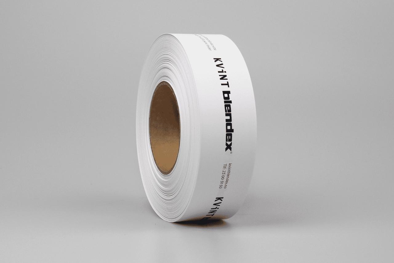 Papirbånd med eget logo positivt 50mm x 100mtr